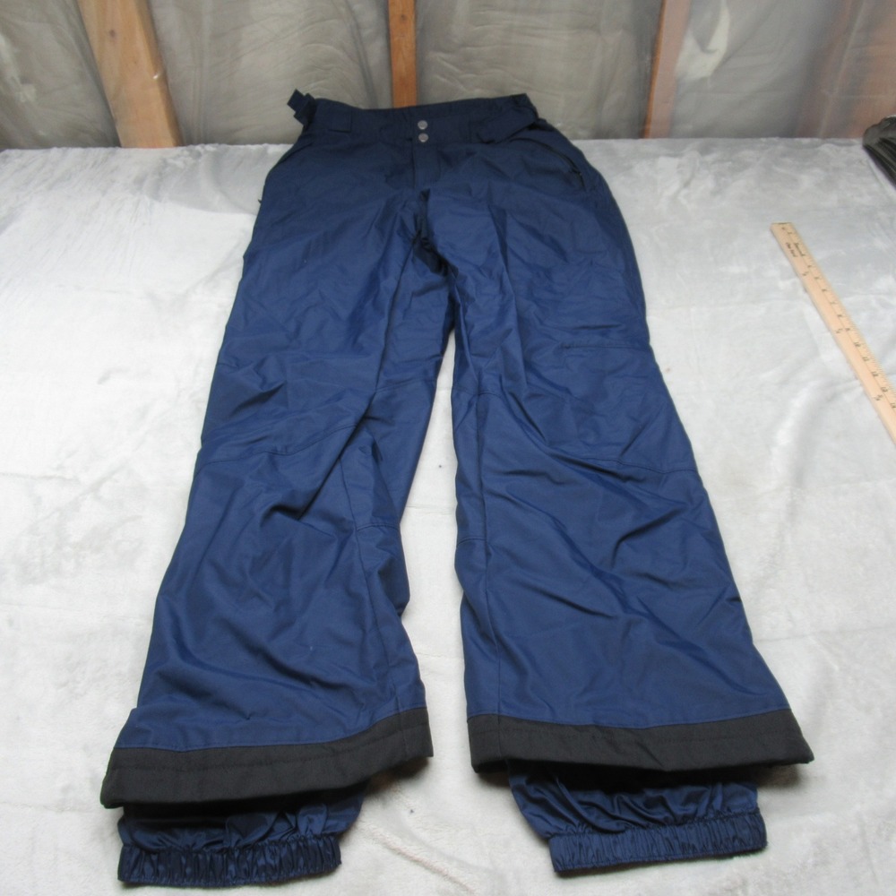 Columbia Snow Pants Mens Medium Blue Omni Heat Insulated Waterproof‎ Ski 32x30